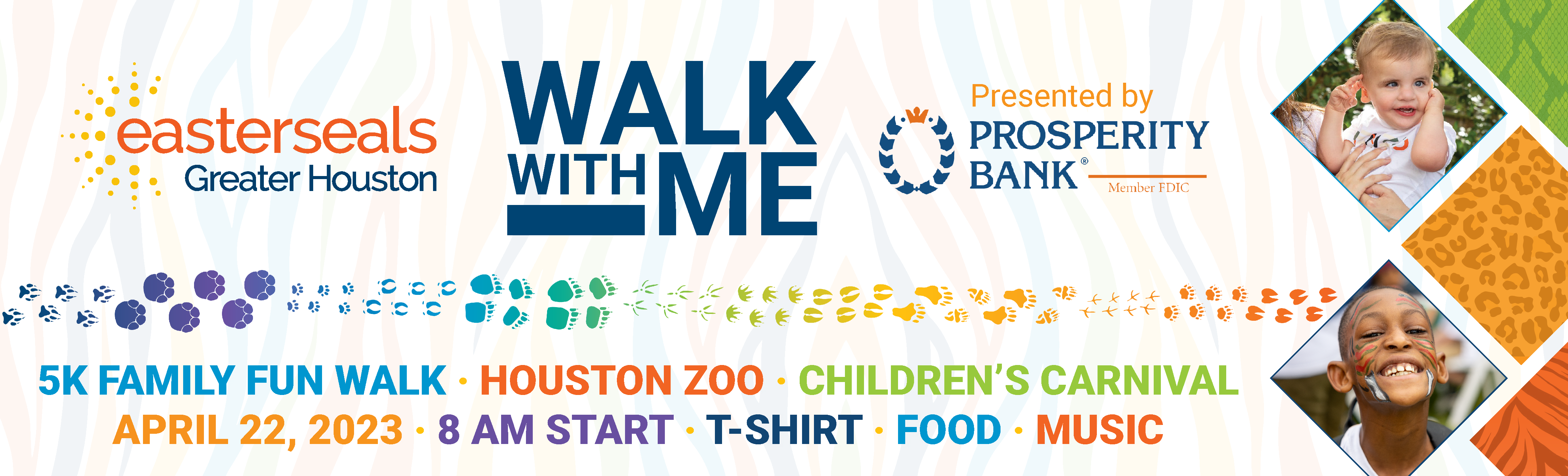 Join us for Walk With Me at the Houston Zoo on April 22, 2023