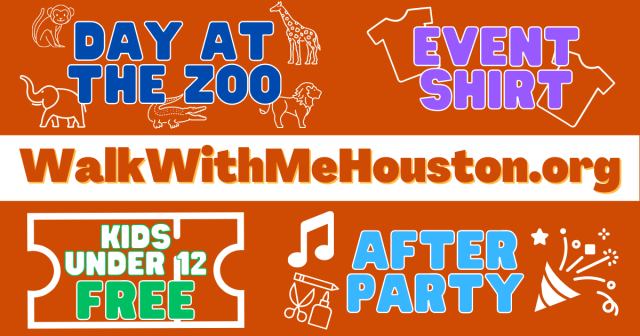 Walk With Me Perks: Day at the Zoo, Event Shirt, Kids under 12 Free, After Party