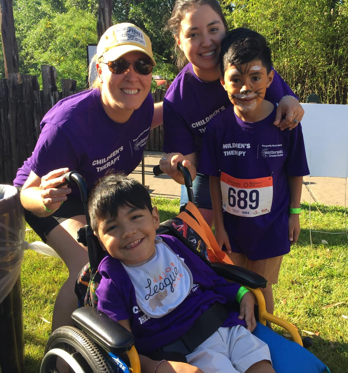 Therapists, Missy Dafler, and clients at Walk With Me