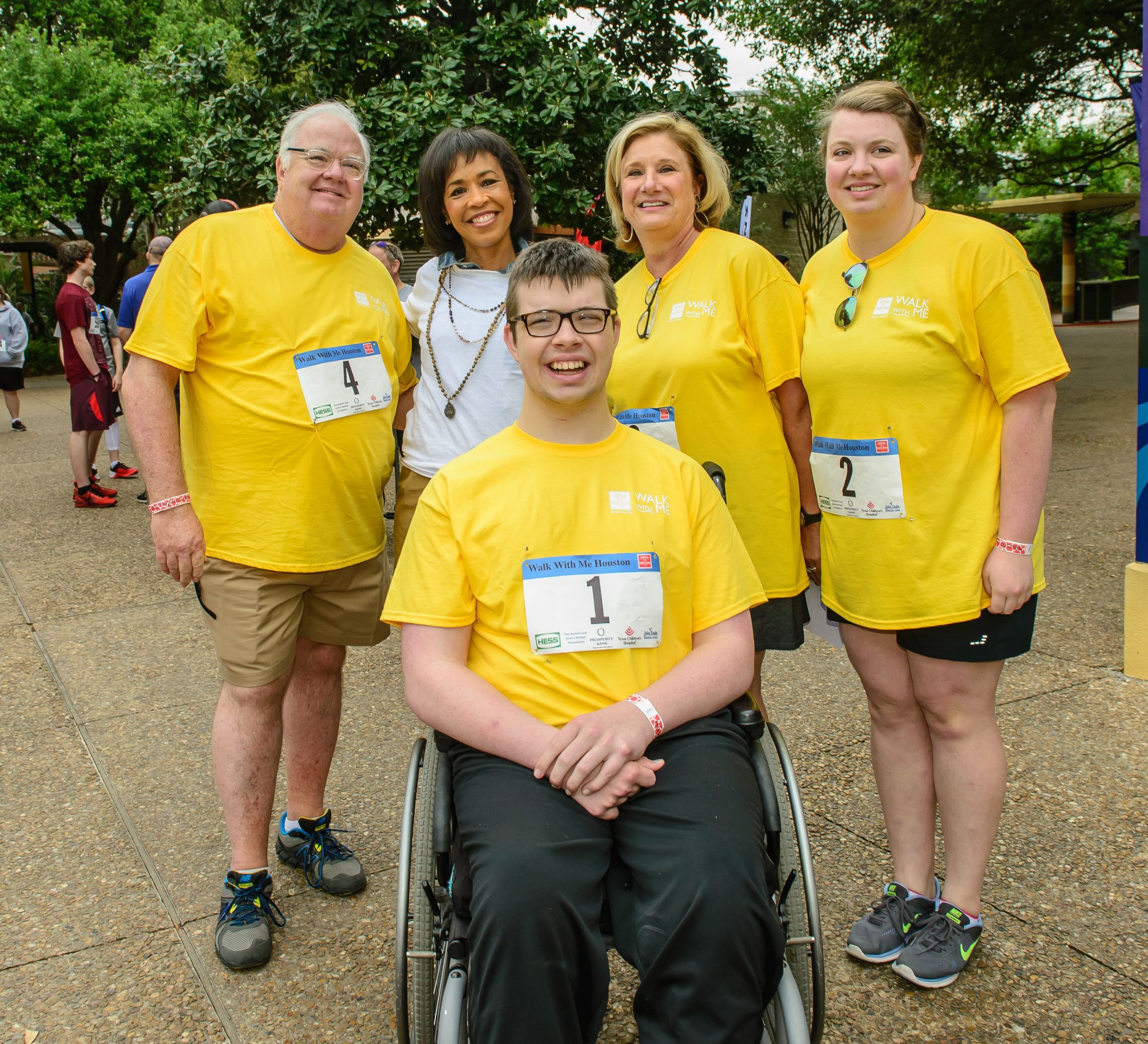 Dowdell Family and Gina Gaston at Walk With Me