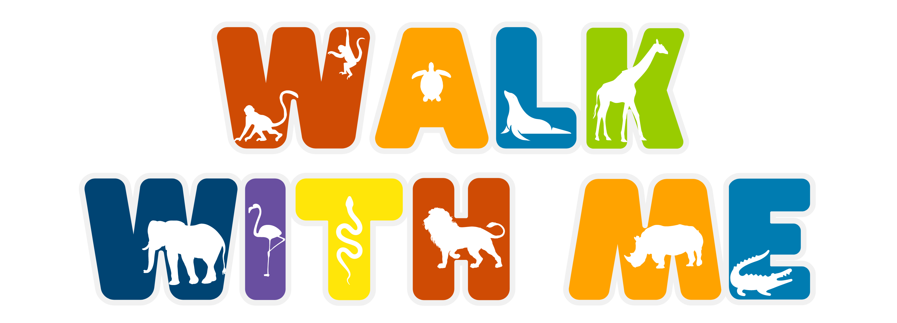Walk With Me with animal silhouettes