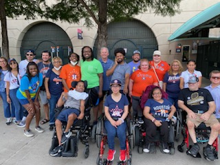 Adult Program outside of Minute Maid Park