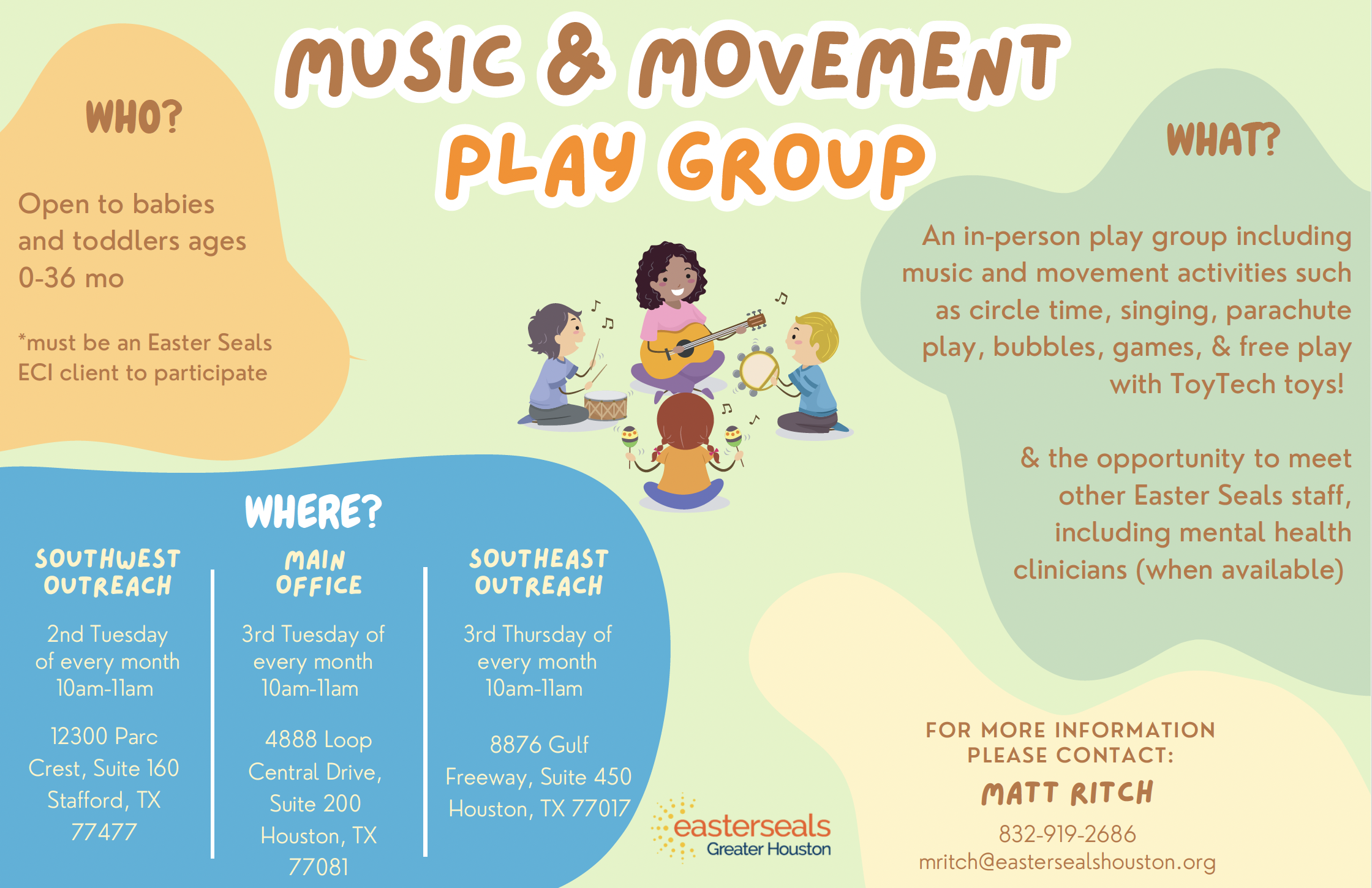 Music and Movement Play Group for ECI Clients
