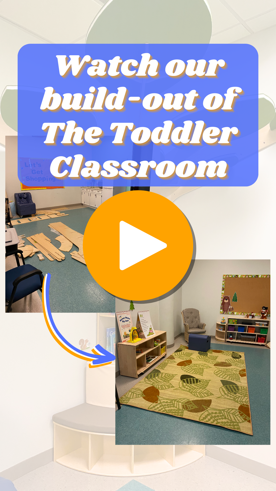 Watch our build-out of The Caroline School Toddler Classroom
