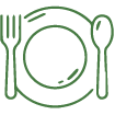 Dinner plate icon