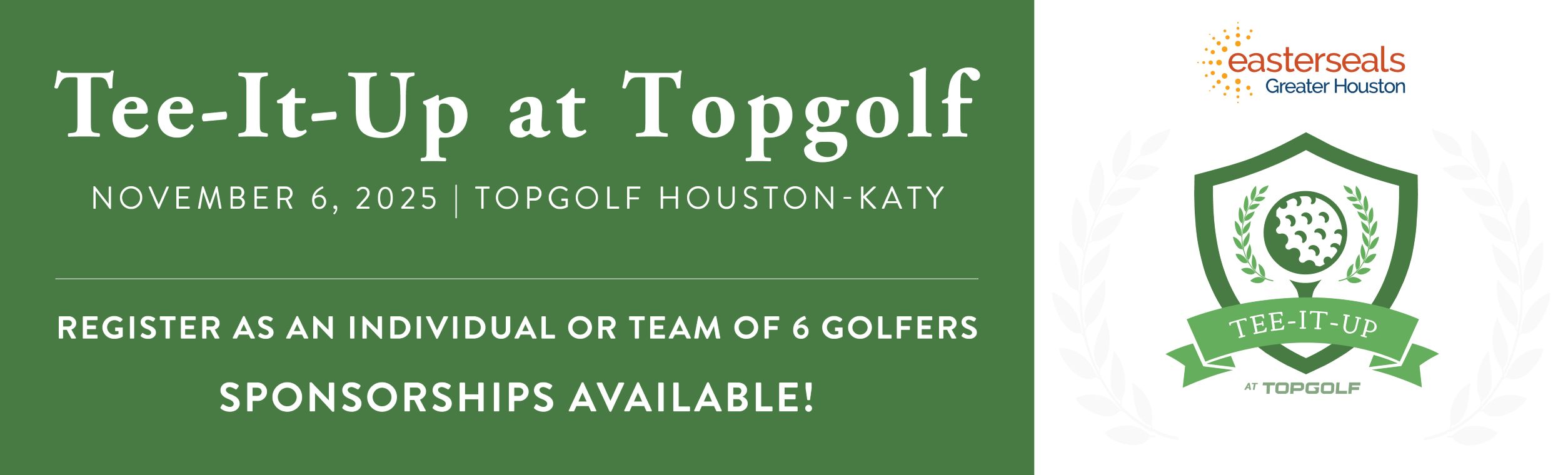 You're invited to the 2nd annual Tee-It-Up at Topgolf Tournament & Raffle!