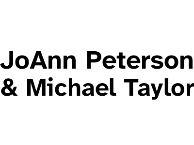 JoAnn Peterson & Michael Taylor